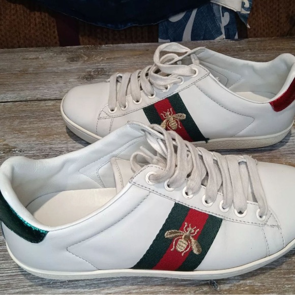 Size 9 - Gucci Ace Embroidered Bee W - Picture 4 of 6
